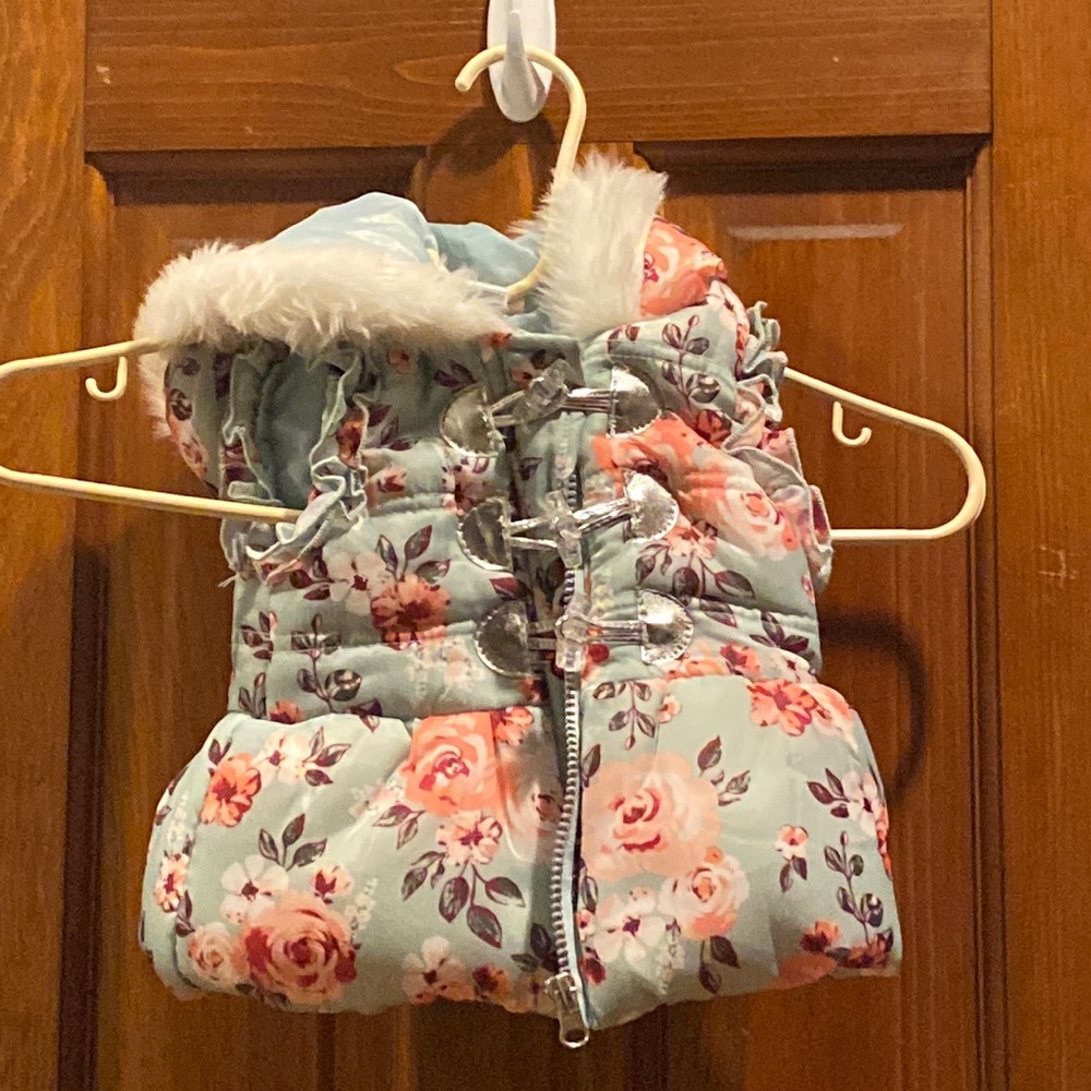 12 month floral vest